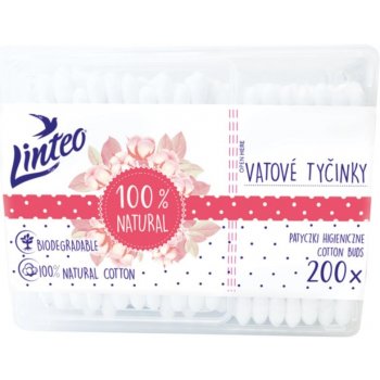 Linteo Satin Vatové tyčinky v sáčku 200 ks