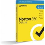 Norton 360 DELUXE 25GB 3 lic. 1 rok (21416704) – Zboží Živě