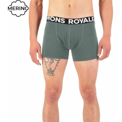 Mons Royale pánské boxerky 100087-1169-368 zelené
