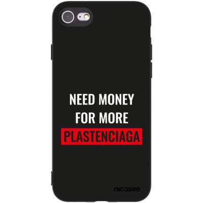Picasee silikonový černý obal pro Apple iPhone 8 - More PLASTENCIAGA – Zboží Mobilmania