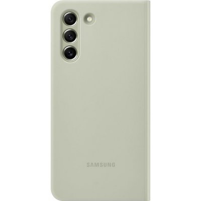 Samsung Clear View Cover Galaxy S21 FE Olive zelené EF-ZG990CMEGEE – Zboží Mobilmania