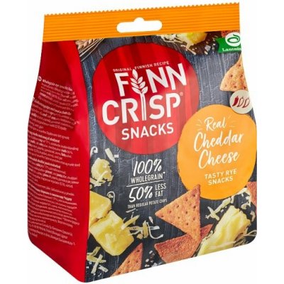 Finn Crisp Celozrnný žitný snack s příchutí čedaru 150g – Sleviste.cz