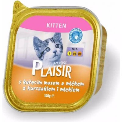 Plaisir kitten kuřecí 100 g – Zbozi.Blesk.cz