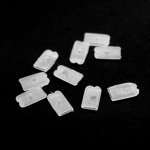 Koncovky na kostice 6mm bílé, černé Barva: bílá – Zboží Dáma