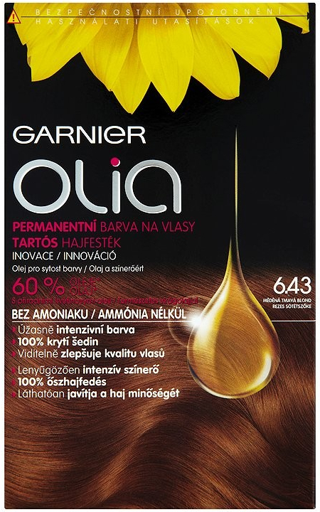 Garnier Olia 6.43 měděná tmavá barva na vlasy od 129 Kč - Heureka.cz