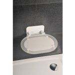 Ravak Ovo Chrome sprchové sedátko clear / White B8F0000028 – Zbozi.Blesk.cz