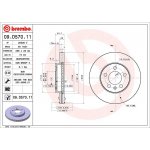 Brzdový kotouč BREMBO 09.D570.11 – Zbozi.Blesk.cz