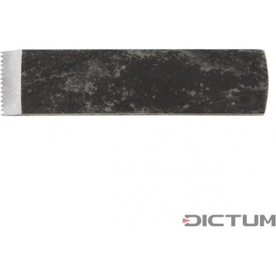DICTUM Nůž do hoblíku - Toothed Blade for Herdim® Plane, Flat, Blade Width 12 mm D702503 – Zboží Mobilmania