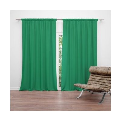 Sablio Závěs Bledě zelená: 2ks 140x250cm – Hledejceny.cz