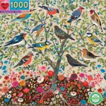 EEBOO Čtvercové Strom zpěvných ptáků 1000 dílků – Zboží Mobilmania