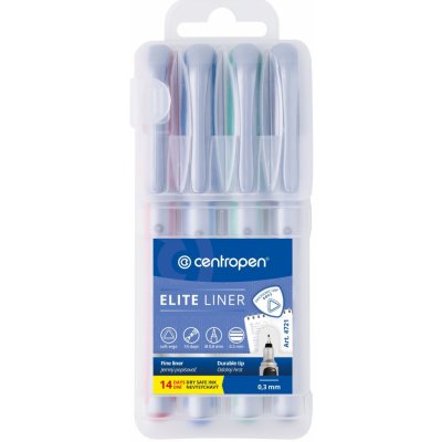 Centropen 4721 Liner Elite 0,3 4 ks – Zboží Živě
