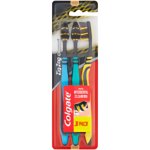Colgate ZigZag Charcoal zubní kartáčky střední 3 ks – Zboží Dáma