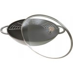 Staub wok se skleněnou poklicí 37cm – Zboží Dáma