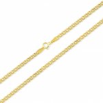 Lillian Vassago Zlatý unisex řetízek typu nonna LLV31-GCH074 Žlutá – Zboží Dáma