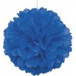Unique Dekorační závěsný pom pom královsky modrý 40cm – Zboží Dáma