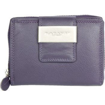 tmavě fialová kvalitní kožená peněženka