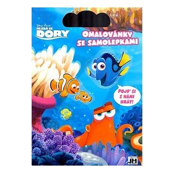 Hledá se Dory Omalovánky se samolepkami