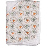 Kikko Bambusová froté osuška s kapucí XKKO BMB 90x90 Fox&Raccoon – Zboží Dáma