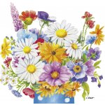 Ubrousek 33x33cm Květinová váza – Hledejceny.cz