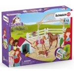 Schleich 42458 ohrada s koníky a fenka Ruby – Zboží Mobilmania