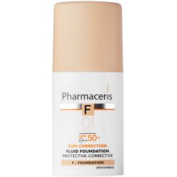 Pharmaceris F-Fluid Foundation ochranný krycí make-up SPF50+ 1 Ivory Very High Protection 30 ml