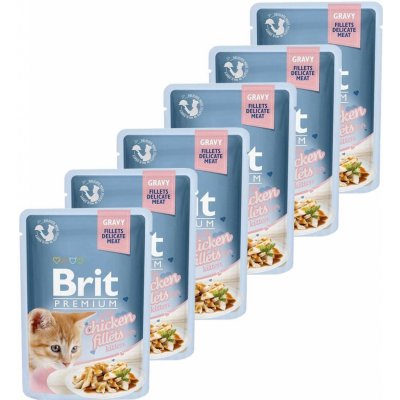 Brit Premium Chicken Fillets Kitten 6 x 85 g – Zboží Mobilmania
