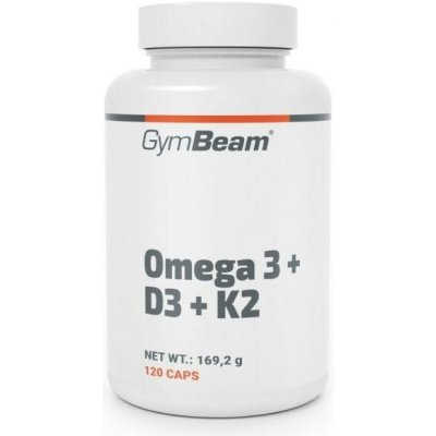 GymBeam Omega 3 + D3 + K2 120 kapslí – Hledejceny.cz