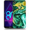 Pouzdro a kryt na mobilní telefon Honor Picasee silikonové Honor 8A - Green Gold čiré