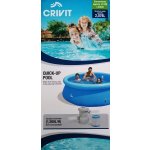 CRIVIT Quick up pool Easy 2,40 x 0,63 m – Zboží Dáma