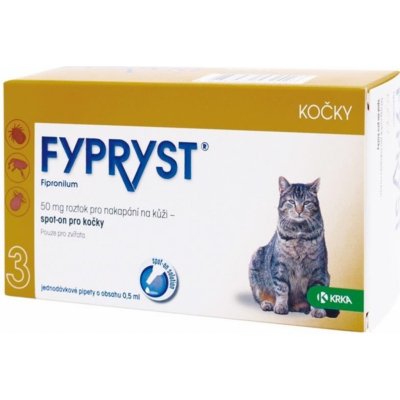 Fypryst Spot-on Cat 1 x 0,5 ml – Zboží Dáma