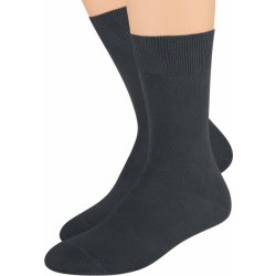 Steven dámské zdravotní ponožky s lemem 048 černá