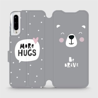 Pouzdro Mobiwear parádní flip Xiaomi Mi A3 - MH06P Be brave - more hugs – Zboží Mobilmania