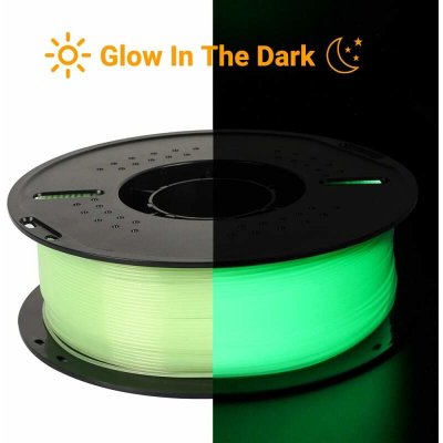 Kingroon PLA Luminous 1,75 mm 1kg Fosforová Zelená – Zboží Živě