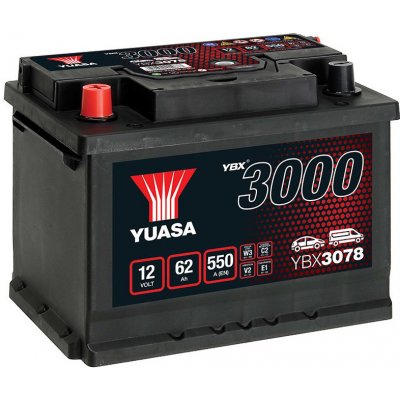 Yuasa YBX3000 12V 60Ah 550A YBX3078 – Hledejceny.cz