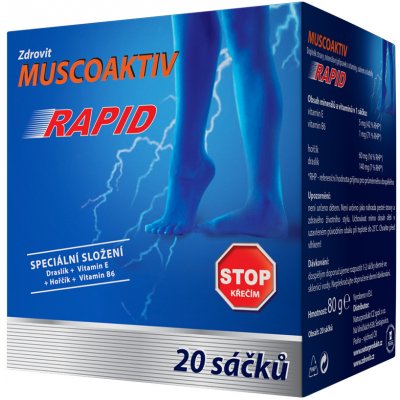 Muscoaktiv Stop křečím Rapid 20 sáčků – Hledejceny.cz