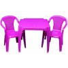 Dětský zahradní nábytek Progarden Sada 2 židličky a stoleček růžová