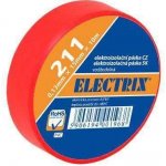 Solight Izolační páska 15 mm x 0,13 mm x 10 m červená – Zboží Mobilmania