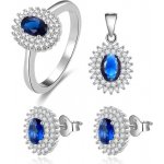 OLIVIE Stříbrná sada šperků SAFÍR 4868 – Sleviste.cz