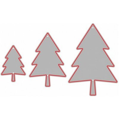 Wiler Vyřezávací šablona 3 stromečky – Sleviste.cz