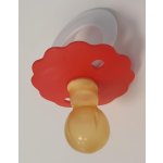 Suavinex šidítko Flora kulaté latex červená – Zboží Mobilmania