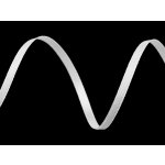 Atlasová stuha šíře 3 mm Varianta: 01 bílá, Balení: 30 m – Zboží Mobilmania