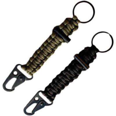 Dongguan Brighten Klíčenka z paracordu s karabinou a křesadlem XXS – Zboží Dáma