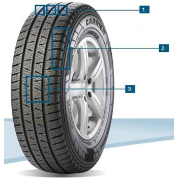 Pirelli Carrier Winter 195/70 R15 104R