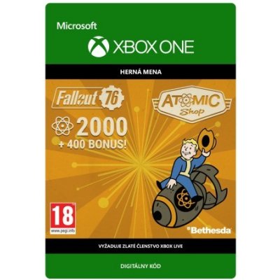 Fallout 76 2400 Atoms – Hledejceny.cz