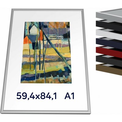 THALU Kovový rám 59,4x84,1 A1 cm Modrá tmavá – Zboží Živě