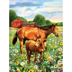 Royal & Langnickel Malování podle čísel Koně na pastvě