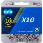 Řetěz KMC X-10.93 stříbrno - šedý v krabičce + spojka