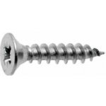 Vrut do dřeva se zápustnou hlavou s křížovou drážkou – 4 × 50 mm A2 – Hledejceny.cz