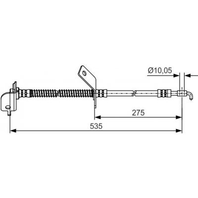 BOSCH Brzdová hadice 1 987 481 415