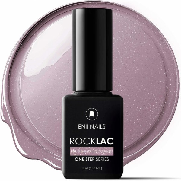 Gel lak Enii Nails RockLac gelový lak na nehty 130 Shimmering Brouquet 11 ml
